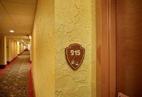 Room numbers at Bearskin Lodge