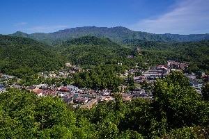 Gatlinburg, TN from above