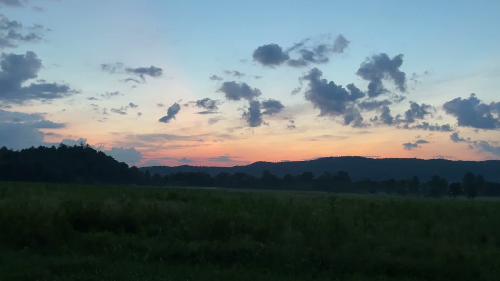 Time Lapse | Sunset at Great Smoky Mountains (Cades Cove)