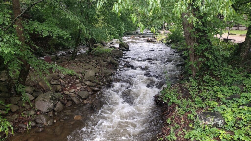 Stunning Footage of Gatlinburg TN Creeks after heavy Rain