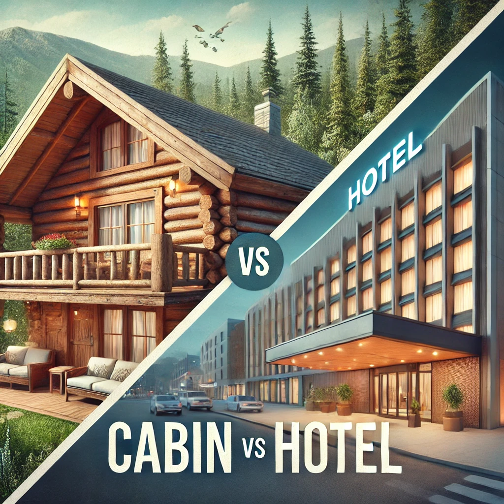 What Is The Difference Between A Cabin And A Hotel Room?