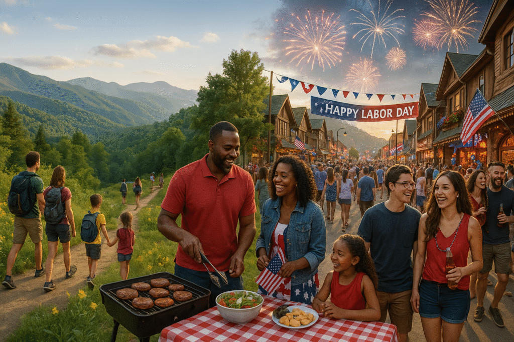 Labor Day Weekend in Gatlinburg, Gatlinburg Events 2025, Smoky Mountain Activities, Gatlinburg lodging, Pigeon River Rafting