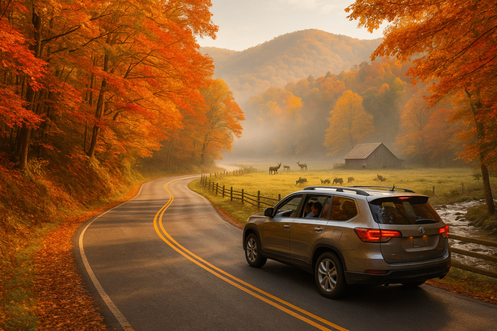 Hidden Scenic Drives Gatlinburg, Gatlinburg events 2025, Smoky Mountains activities, Gatlinburg lodging, Pigeon River rafting