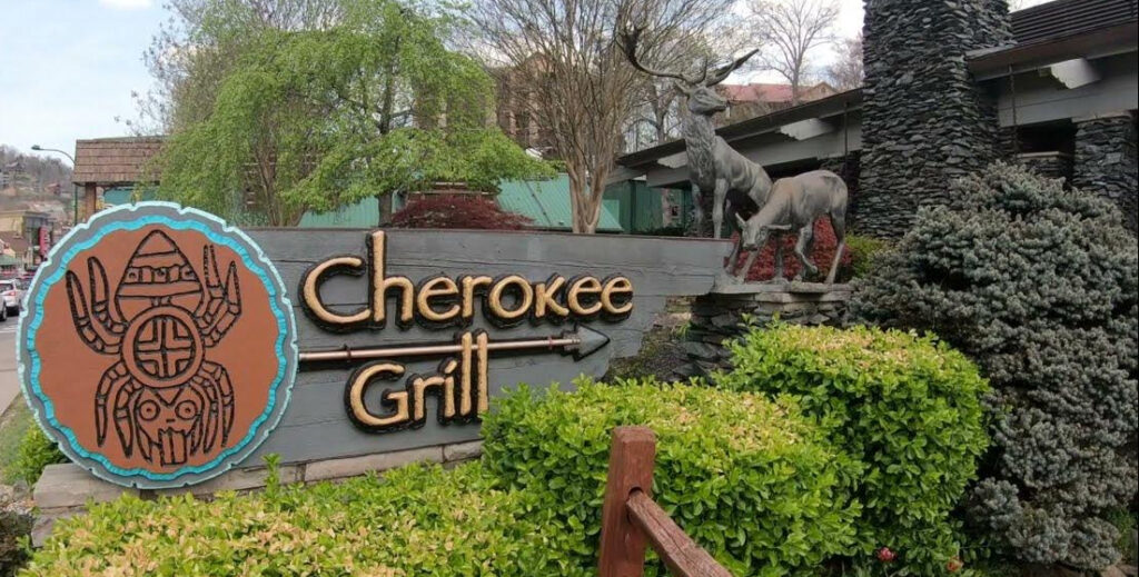 Cherokee Grill Gatlinburg, upscale dinner Gatlinburg 2025, Gatlinburg steakhouse, Gatlinburg lodging, Smoky Mountains dining