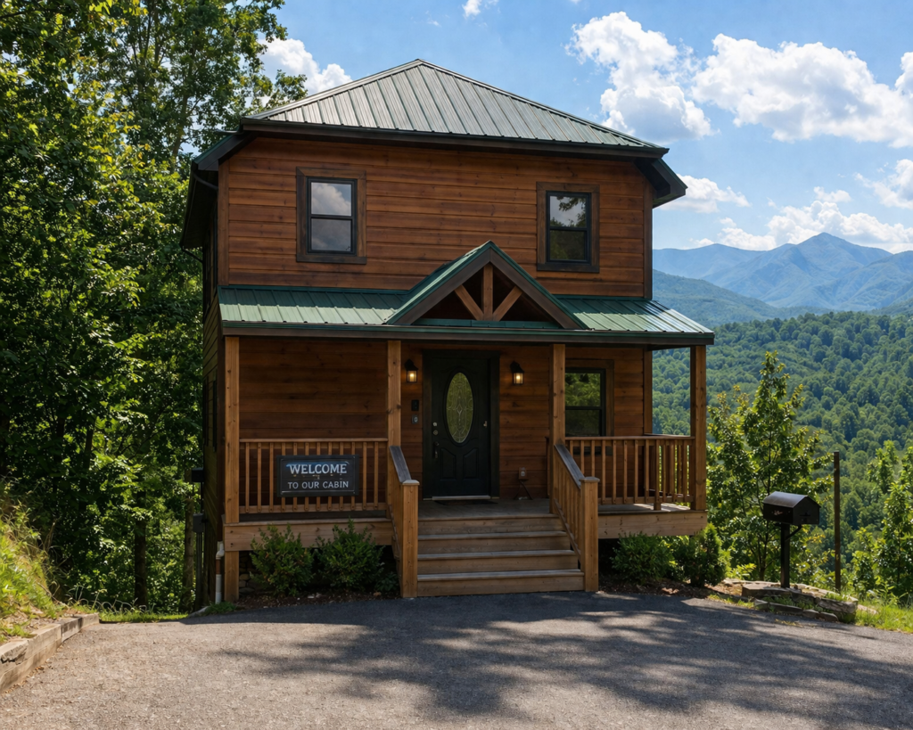 Best areas in Gatlinburg for cabins with mountain views including Chalet Village and Wears Valley