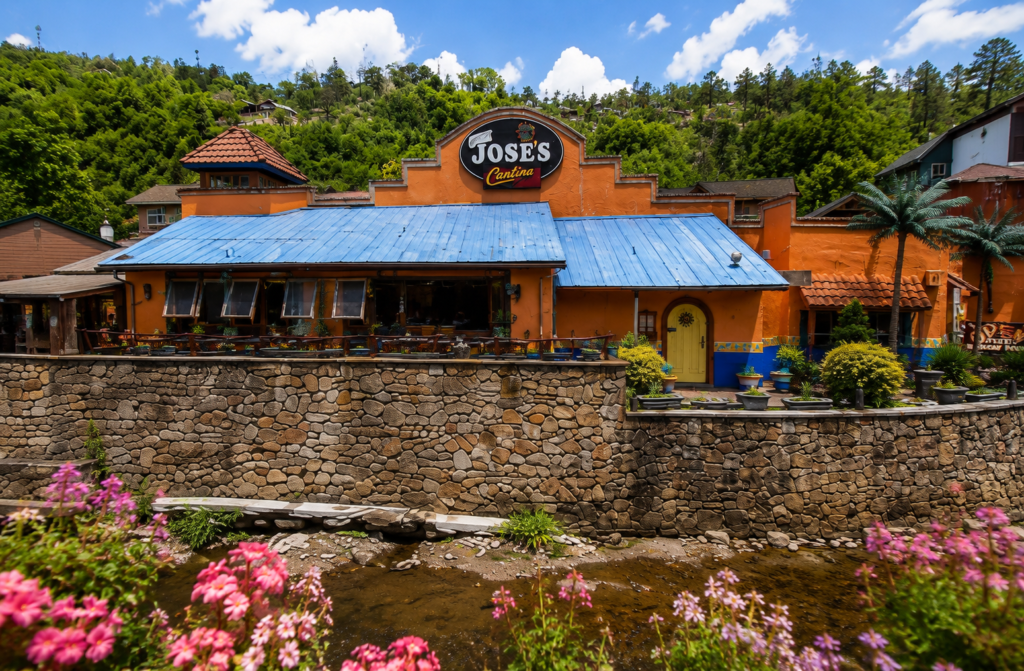 No Way Jose’s Mexican restaurant beside the river in downtown Gatlinburg Tennessee